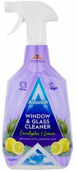 Astonish Glass Cleaner 750ml – płyn do szyb, szkła, okien, bez smug