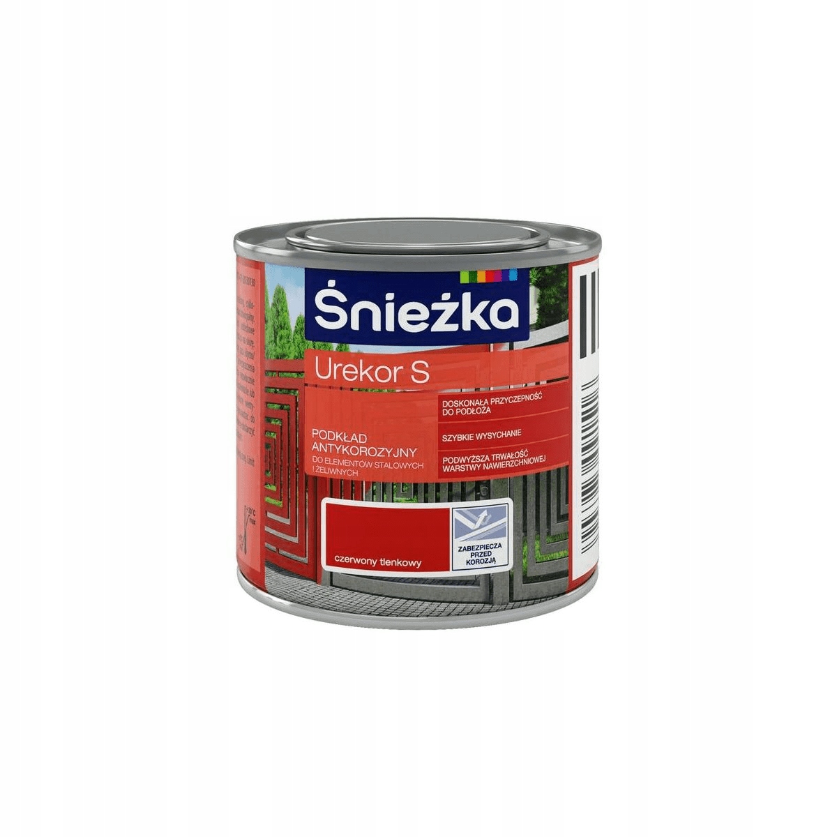 Farba antykorozyjna podkładowa Śnieżka Urekor S czerwona 200ml 2 Farba antykorozyjna podkładowa Śnieżka Urekor S czerwona 200ml - obrazek 2