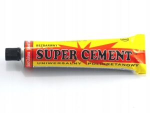 Klej Super Cement bezbarwny uniwersalny poliuretanowy 40 ml