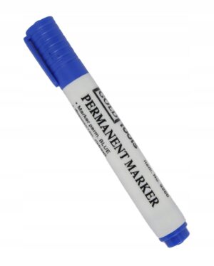 Marker, pisak permanentny, końcówka okrągła - Niebieski