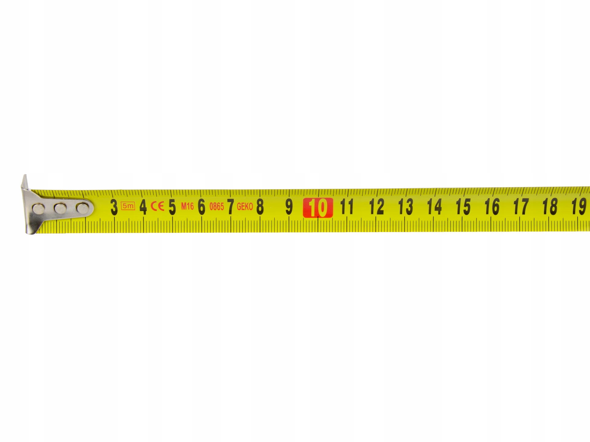 Miara zwijana stalowa z blokadą - 7,5m, 25mm - obudowa ABS z gumową osłoną 4 Miara zwijana stalowa z blokadą - 7,5m, 25mm - obudowa ABS z gumową osłoną - obrazek 4