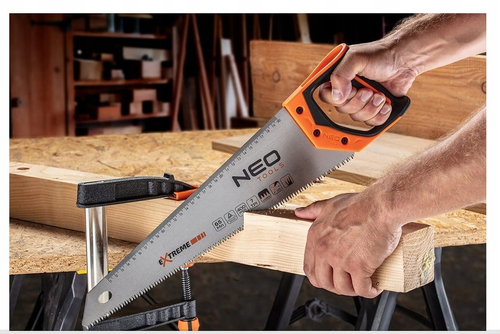 Piła płatnica NEO Tools 400mm | Hartowane zęby | 7 TPI | Do drewna 3 Piła płatnica NEO Tools 400mm | Hartowane zęby | 7 TPI | Do drewna - obrazek 3