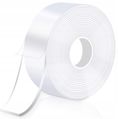 Taśma NANO dwustronna bezbarwna, wielokrotnego użytku 3m x 30mm, mocna 1 Taśma NANO dwustronna bezbarwna, wielokrotnego użytku 3m x 30mm, mocna
