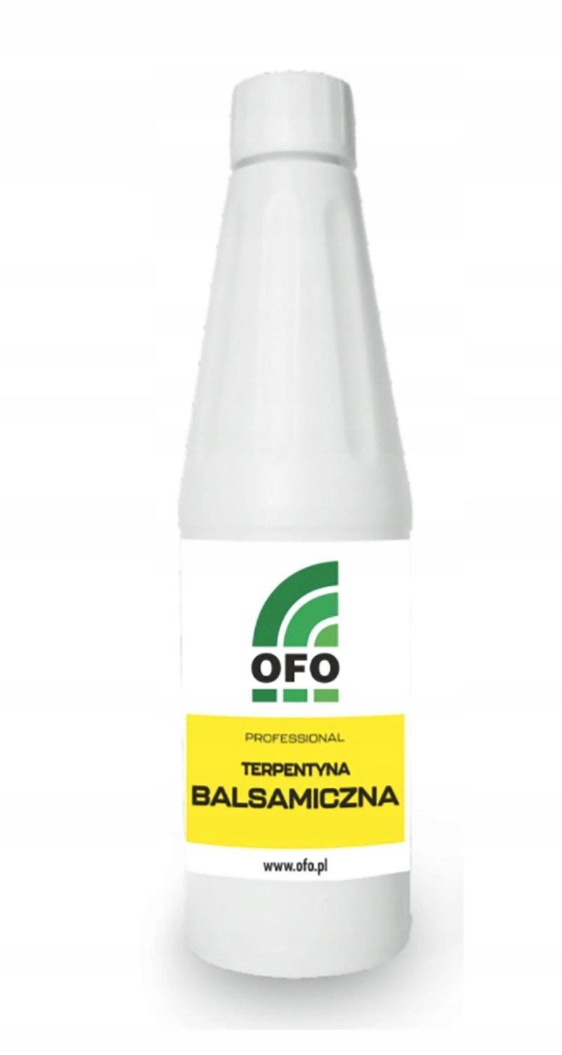 Terpentyna balsamiczna 0,5L OFO – do farb, lakierów, środek na mole 1 Terpentyna balsamiczna 0,5L OFO – do farb, lakierów, środek na mole