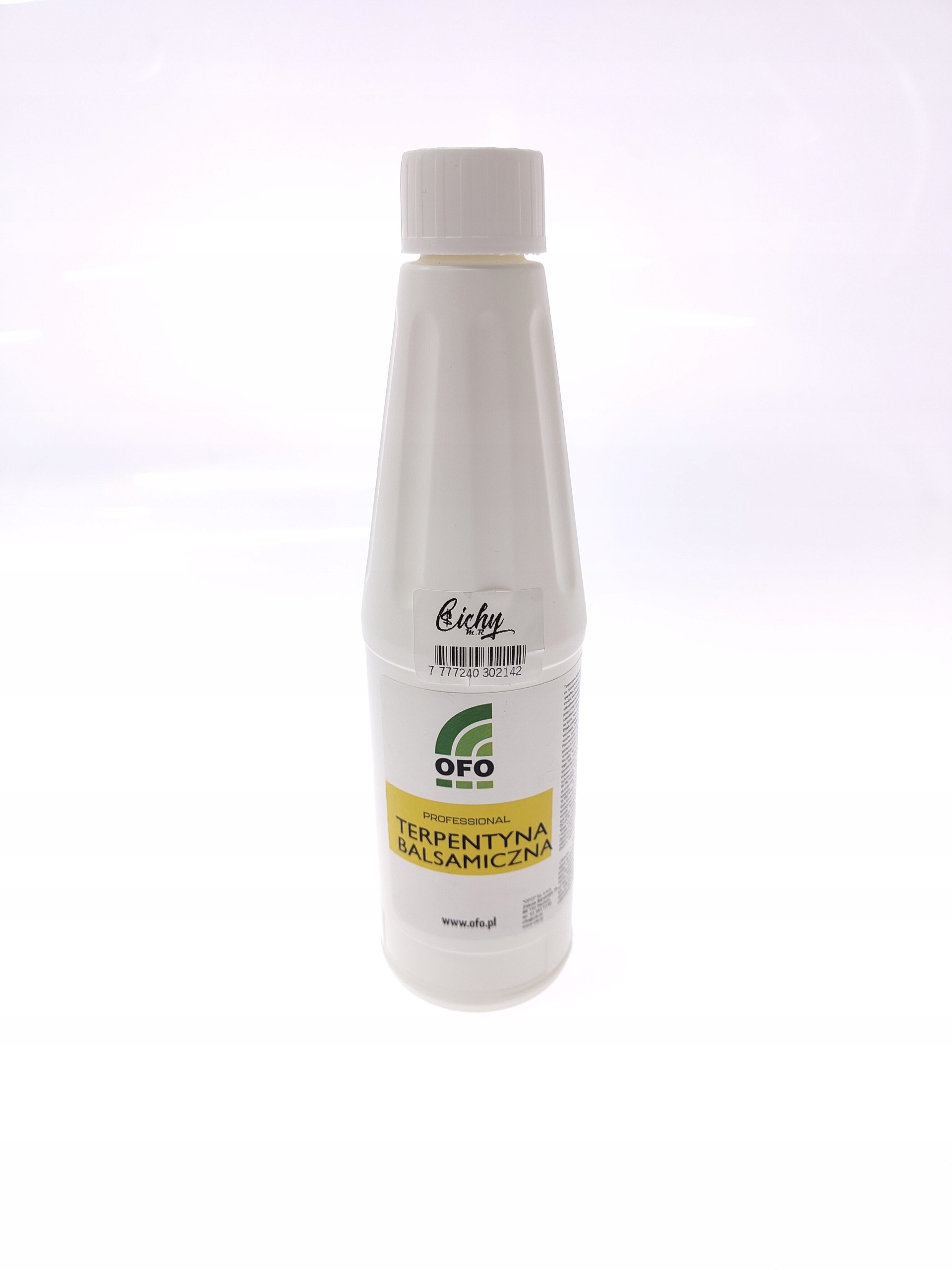 Terpentyna balsamiczna 0,5L OFO – do farb, lakierów, środek na mole 2 Terpentyna balsamiczna 0,5L OFO – do farb, lakierów, środek na mole - obrazek 2
