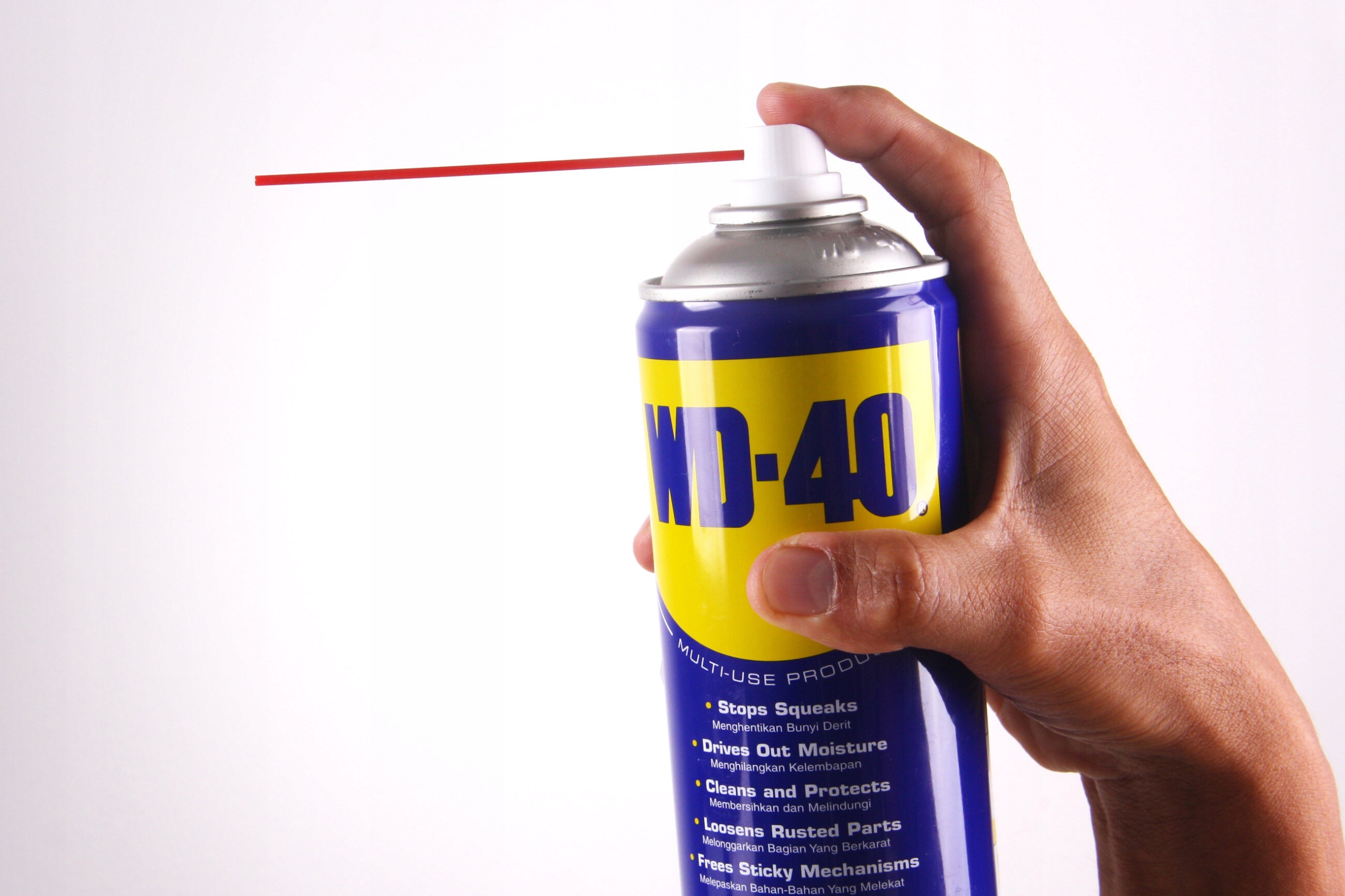 WD-40 175 ml ze słomką wielofunkcyjny preparat smarujący i zabezpieczający 2 WD-40 175 ml ze słomką wielofunkcyjny preparat smarujący i zabezpieczający - obrazek 2