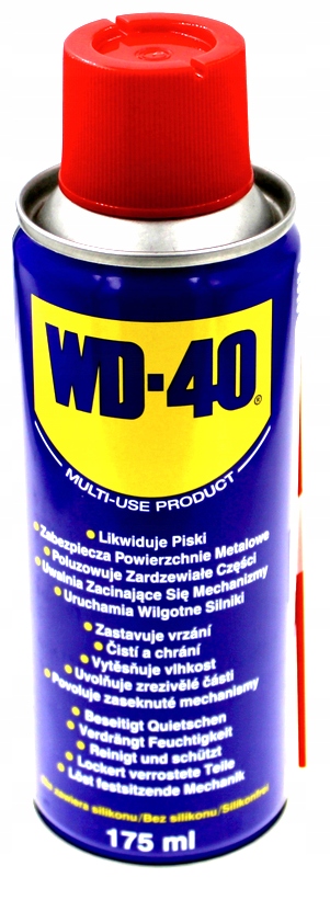 WD-40 175 ml ze słomką wielofunkcyjny preparat smarujący i zabezpieczający 4 WD-40 175 ml ze słomką wielofunkcyjny preparat smarujący i zabezpieczający - obrazek 4