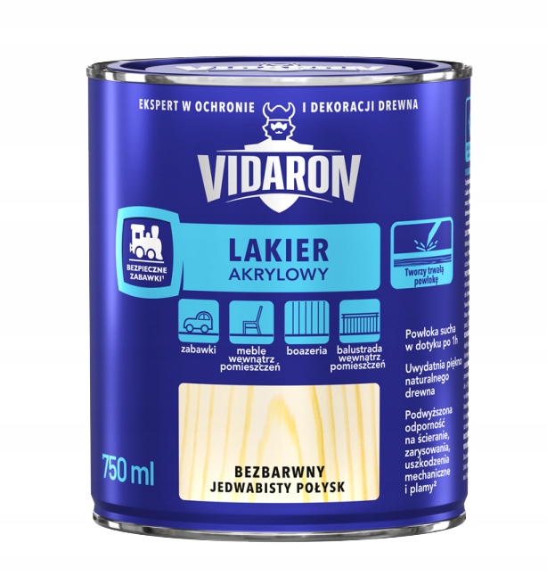 Lakier akrylowy VIDARON 750 ml 1 Lakier akrylowy VIDARON 750 ml