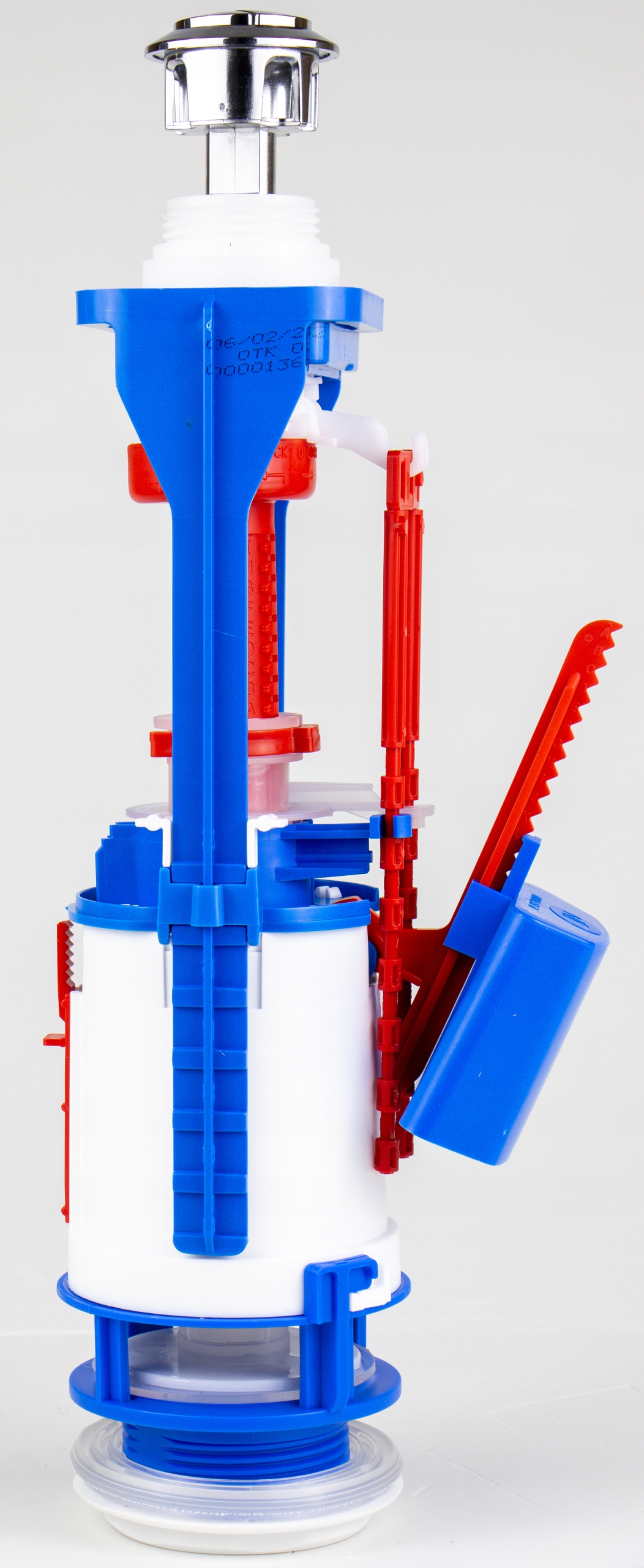 Zawór spustowy do spłuczki WC biały dwufunkcyjny 3/6L 7 Zawór spustowy do spłuczki WC biały dwufunkcyjny 3/6L - obrazek 7
