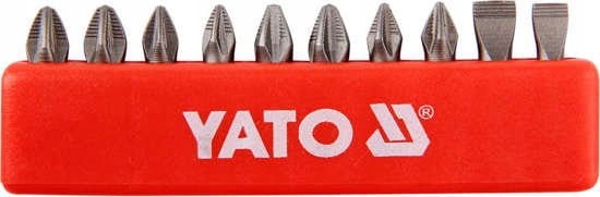 Końcówki wkrętakowe 25 mm MIX – zestaw 10 szt. YATO YT-0482 3 Końcówki wkrętakowe 25 mm MIX – zestaw 10 szt. YATO YT-0482 - obrazek 3