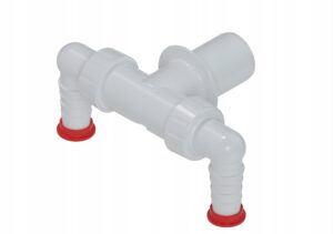 Syfon pralkowy podwójny, przyłącze pralki odpływ 32 mm