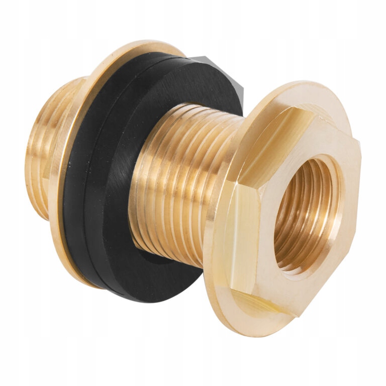 Mosiężny przepust beczki i zbiornika 3/4"x 1/2" Przyłącze pod kran ogrodowy 2 Mosiężny przepust beczki i zbiornika 3/4"x 1/2" Przyłącze pod kran ogrodowy - obrazek 2