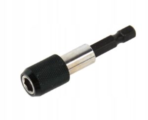 Uchwyt magnetyczny bitów z klipsem 1/4" 60mm