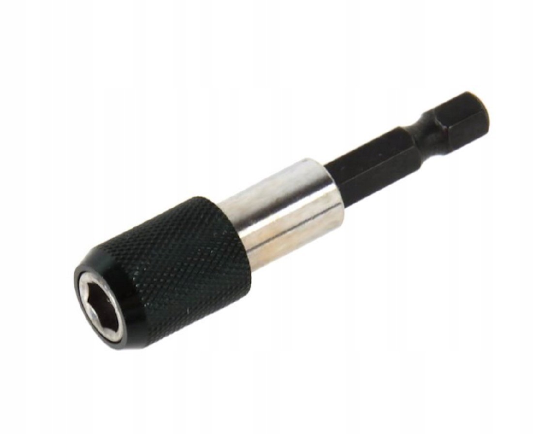 Uchwyt magnetyczny bitów z klipsem 1/4" 60mm 1 Uchwyt magnetyczny bitów z klipsem 1/4" 60mm