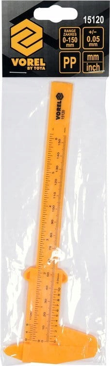 Suwmiarka plastikowa 150mm - Vorel 2 10054511025