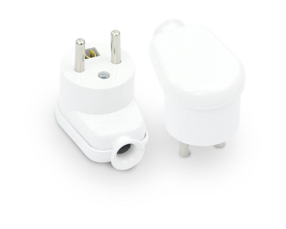 Wtyczka Kątowa Rozbieralna 2P+Z, 16A, 250V BIAŁA 2 10904599338