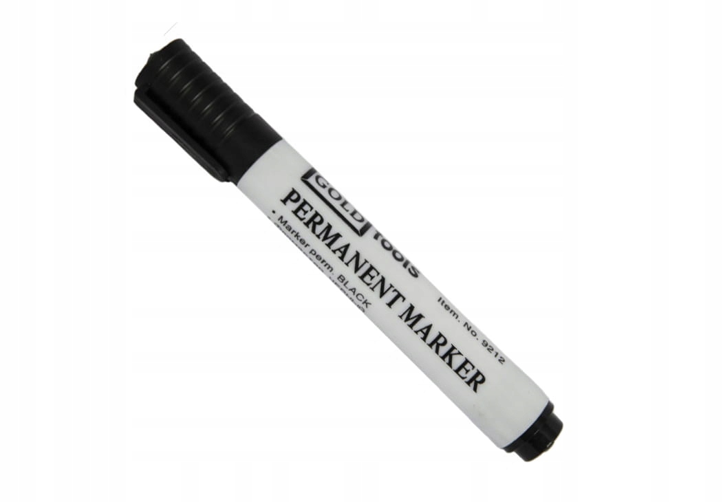 Marker, pisak permanentny, końcówka okrągła - Czarny 1 11734665627