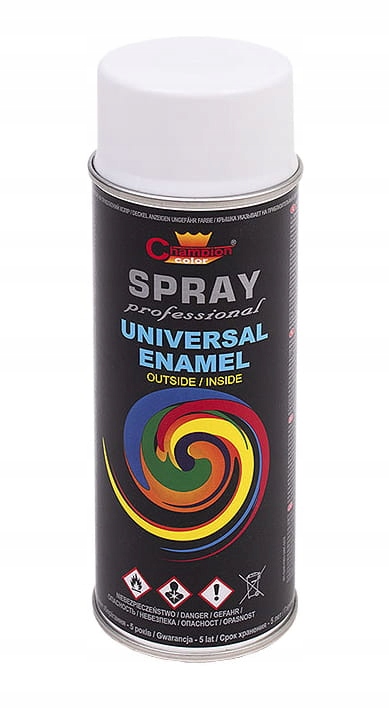 Lakier w sprayu - Biały Mat - RAL9003 - 400ml 1 12210533693