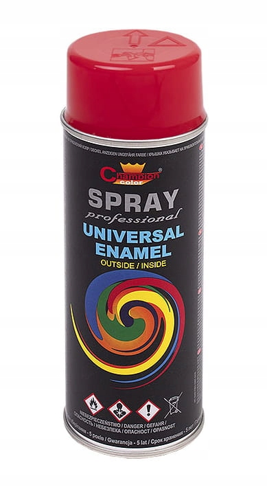 Lakier w sprayu - Czerwony Jasny - RAL3020 - 400ml 1 12210533809