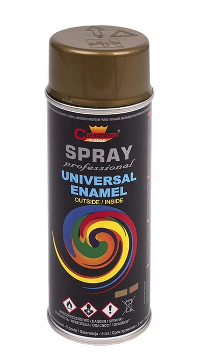 Lakier w sprayu - Złoty Acrylic 24kr. - 400ml 1 12210533839