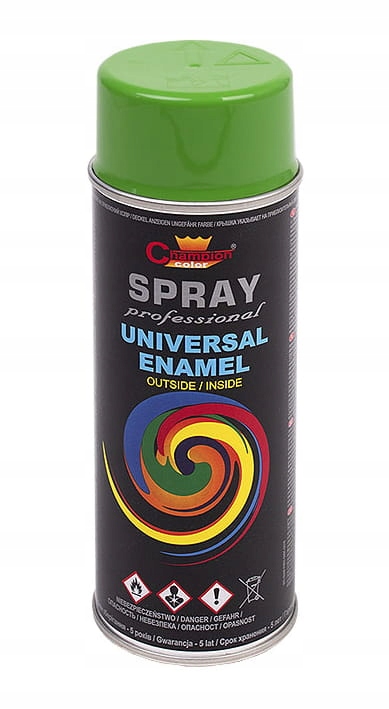 Lakier w sprayu - Zielony Jasny - RAL6018 - 400ml 1 12210533867