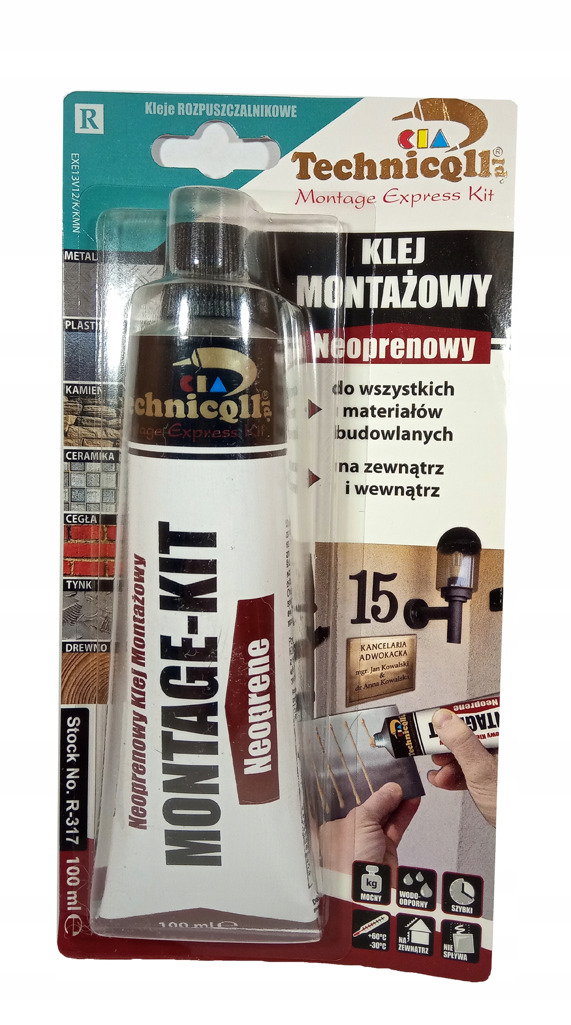 Klej montażowy neoprenowy 100ml - Technicqll 1 12228264399
