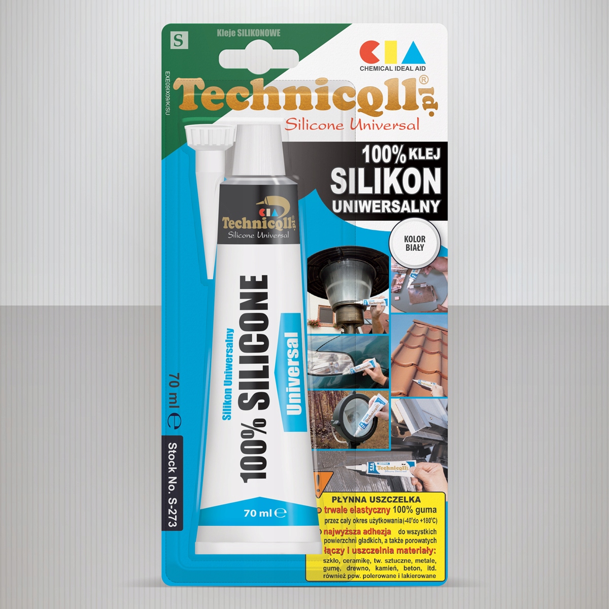 Silikon Uniwersalny Biały 70ml - Technicqll 2 12228278411