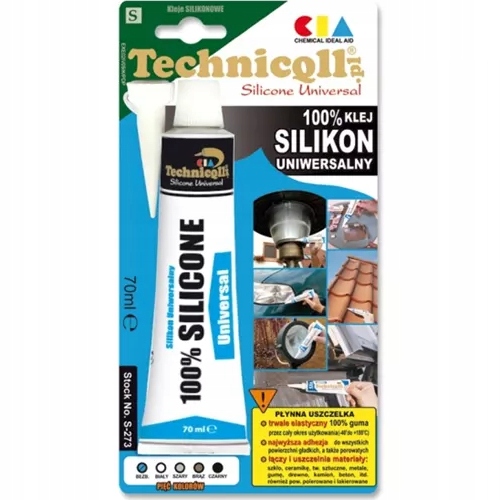 Silikon Uniwersalny Biały 70ml - Technicqll 3 12228278411