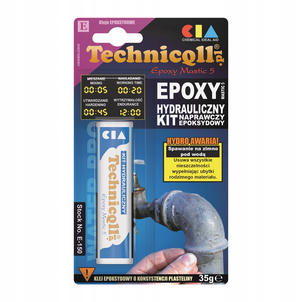 Kit Hydrauliczny Epoksydowy 35g - Technicqll E-150 3 12389458093