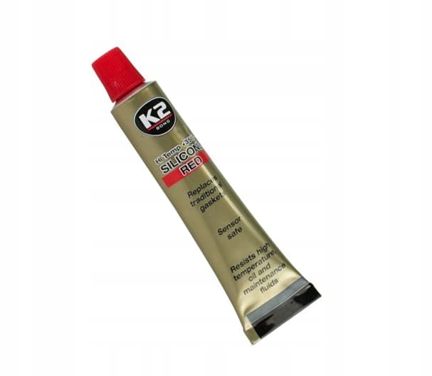 Silikon wysokotemperaturowy 350st. CZERWONY 21g 1 12389522626
