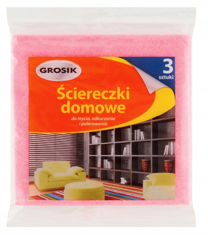 Ściereczki domowe 35 x 35 cm 3 sztuki 1 12633076980