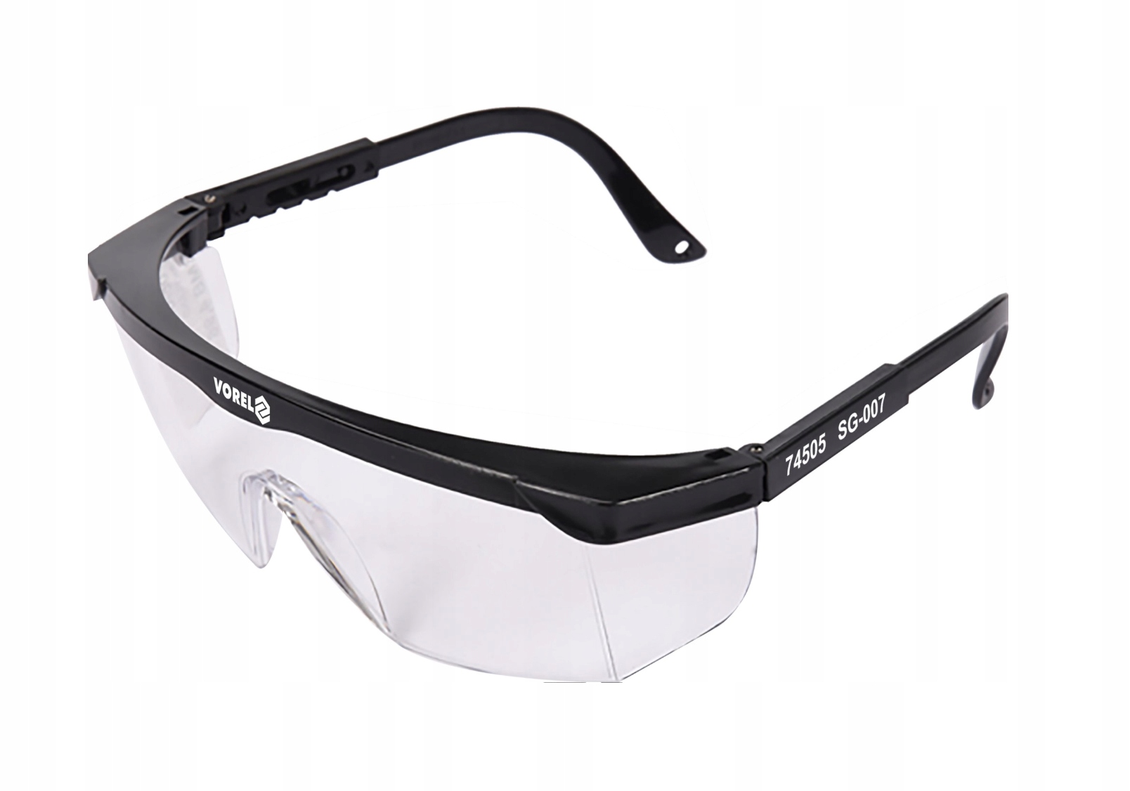 Okulary ochronne bezbarwny z reg zausznikami VOREL 1 12776355057