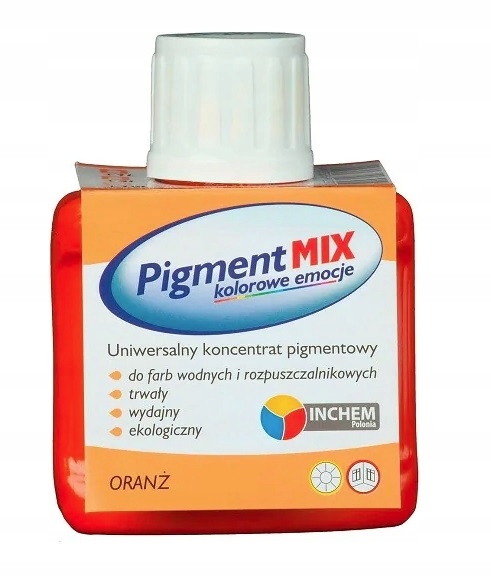 Pigment do farb uniwersalny, 80ml - Oranż 1 13386631243