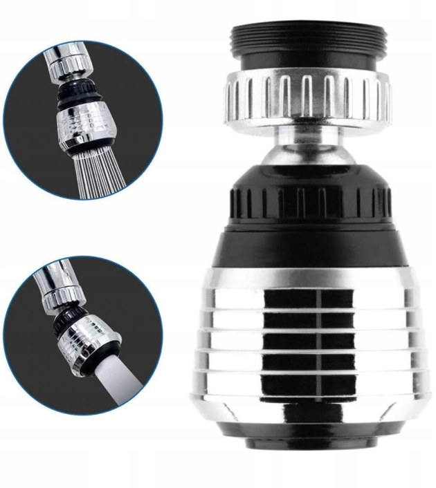Perlator, aerator na kulce, obrotowy fi 24 i 22mm 1 13439712707