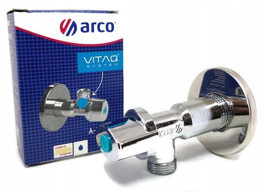 Zawór kulowy kątowy Arco NOV77MAC 1/2 x 3/8 2 13475150619