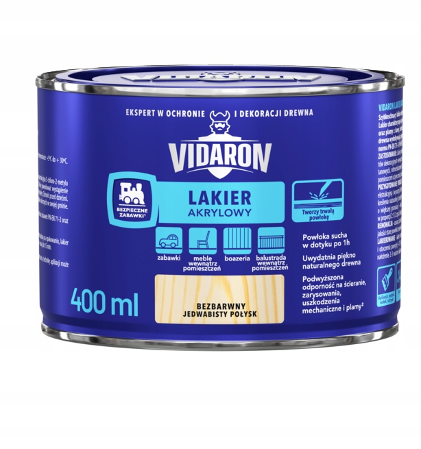 Lakier akrylowy VIDARON 400 ml 1 13625853532