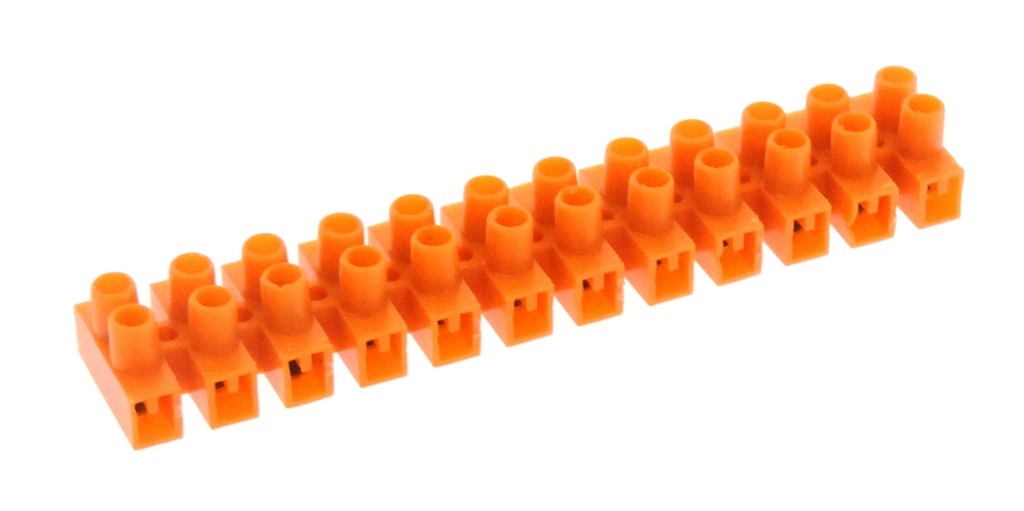 Listwa zaciskowa 12 torowa. 4mm2 pomarańczowa 2 13782551711