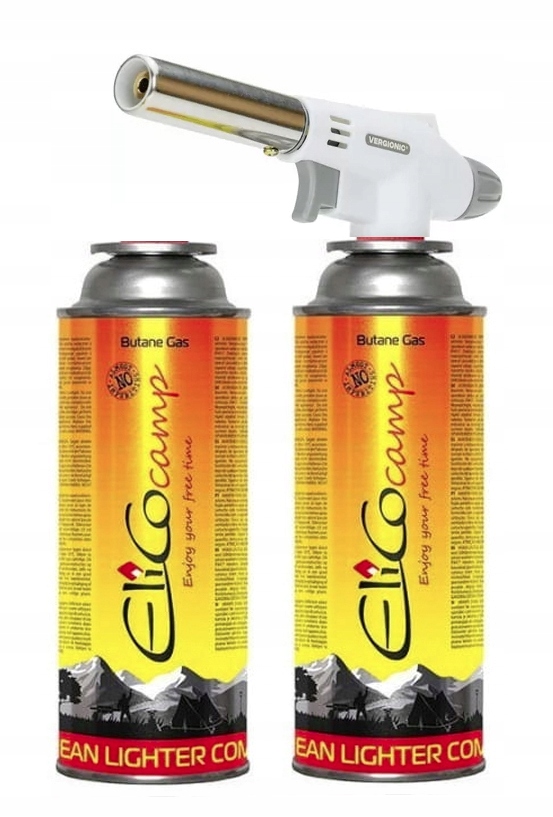 Palnik gazowy ceramiczny, opalarka, 2 naboje 400ml 1 13800331551
