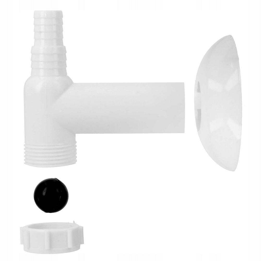 Syfon pralkowy biały, natynkowy 32 mm 7 14231711031