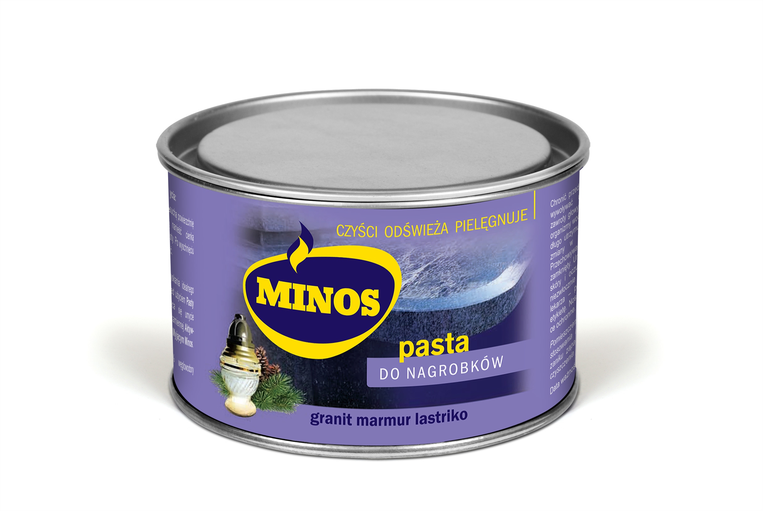 Pasta do nagrobków Minos - Puszka 240ml - czyszczenie wielofunkcyjne 1 14496906137