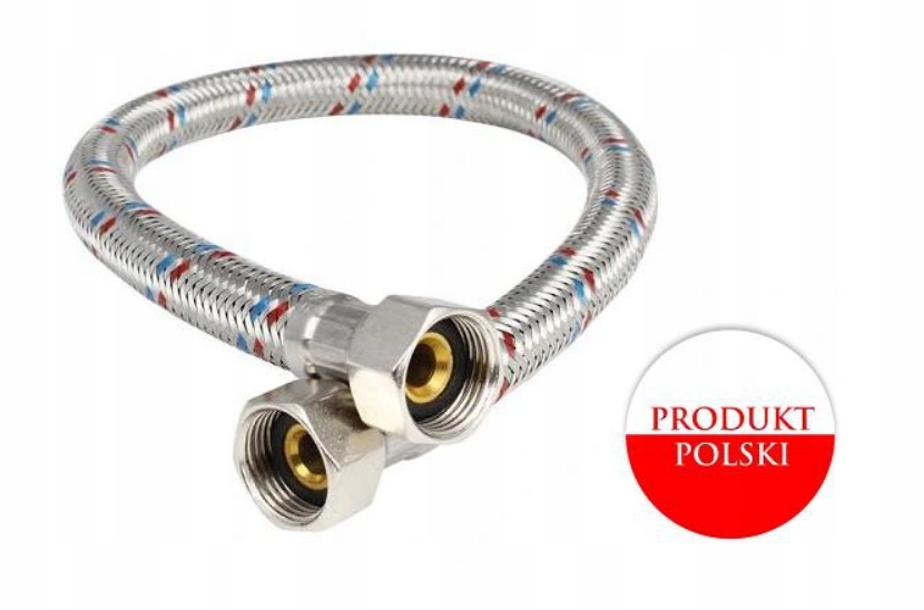 Wąż, wężyk hydrauliczny 1/2x1/2 30 cm 3 14672224738