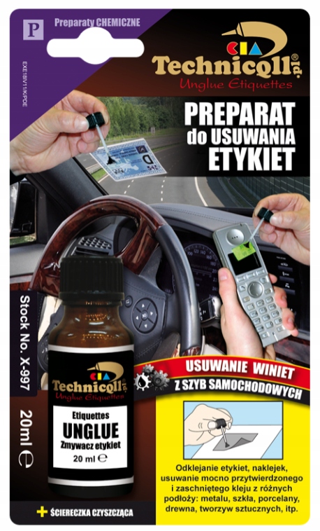 Preparat do usuwania etykiet Technicqll 20 ml 1 15005255352