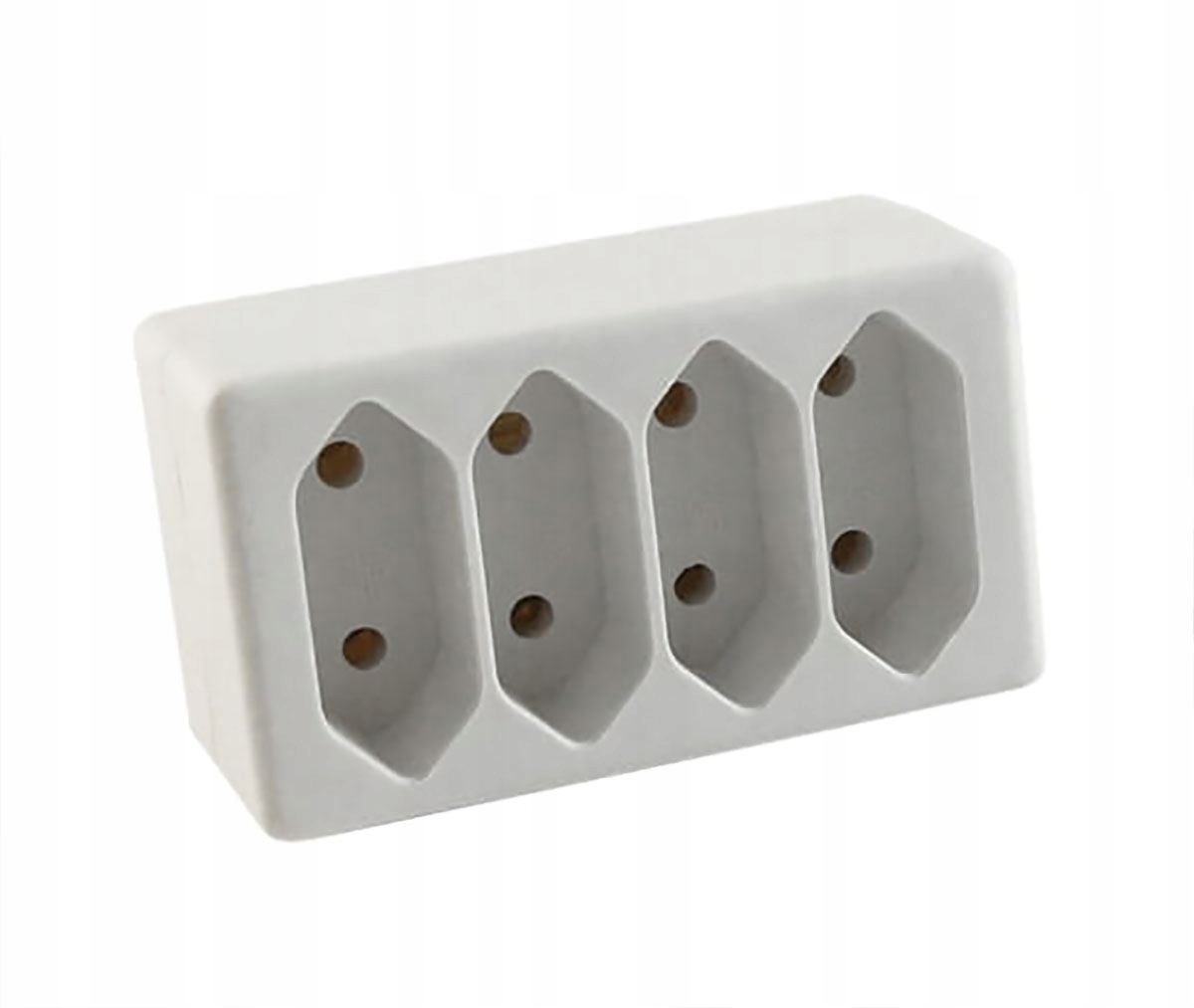 Rozgałęźnik na 4 gniazda płaskie 230V - 4x2,5A 2 15044901766
