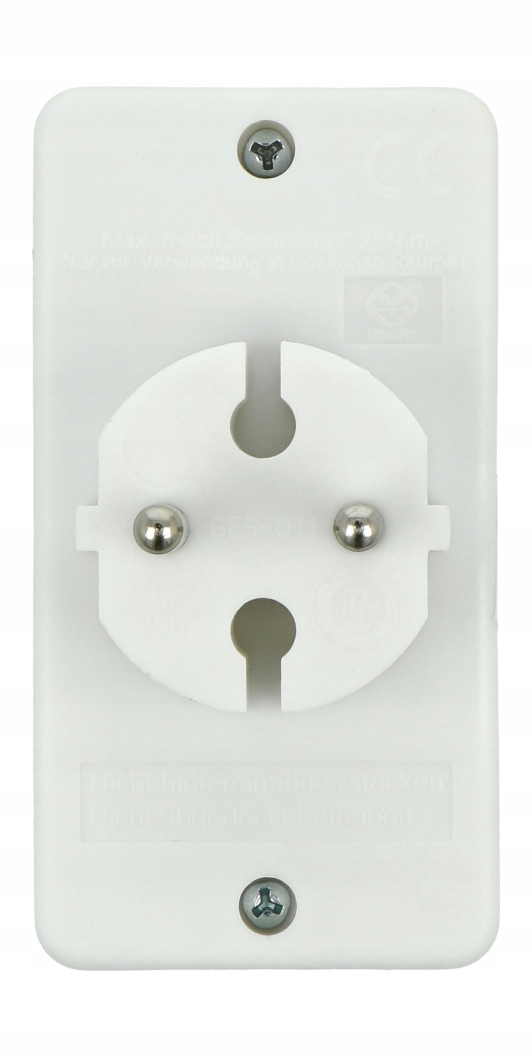 Rozgałęźnik na 4 gniazda płaskie 230V - 4x2,5A 11 15044901766