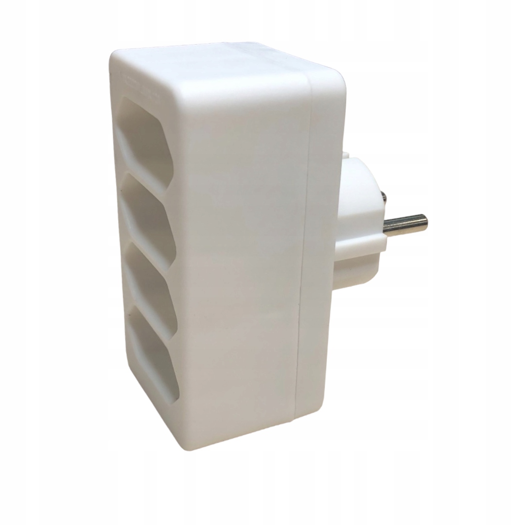Rozgałęźnik na 4 gniazda płaskie 230V - 4x2,5A 7 15044901766