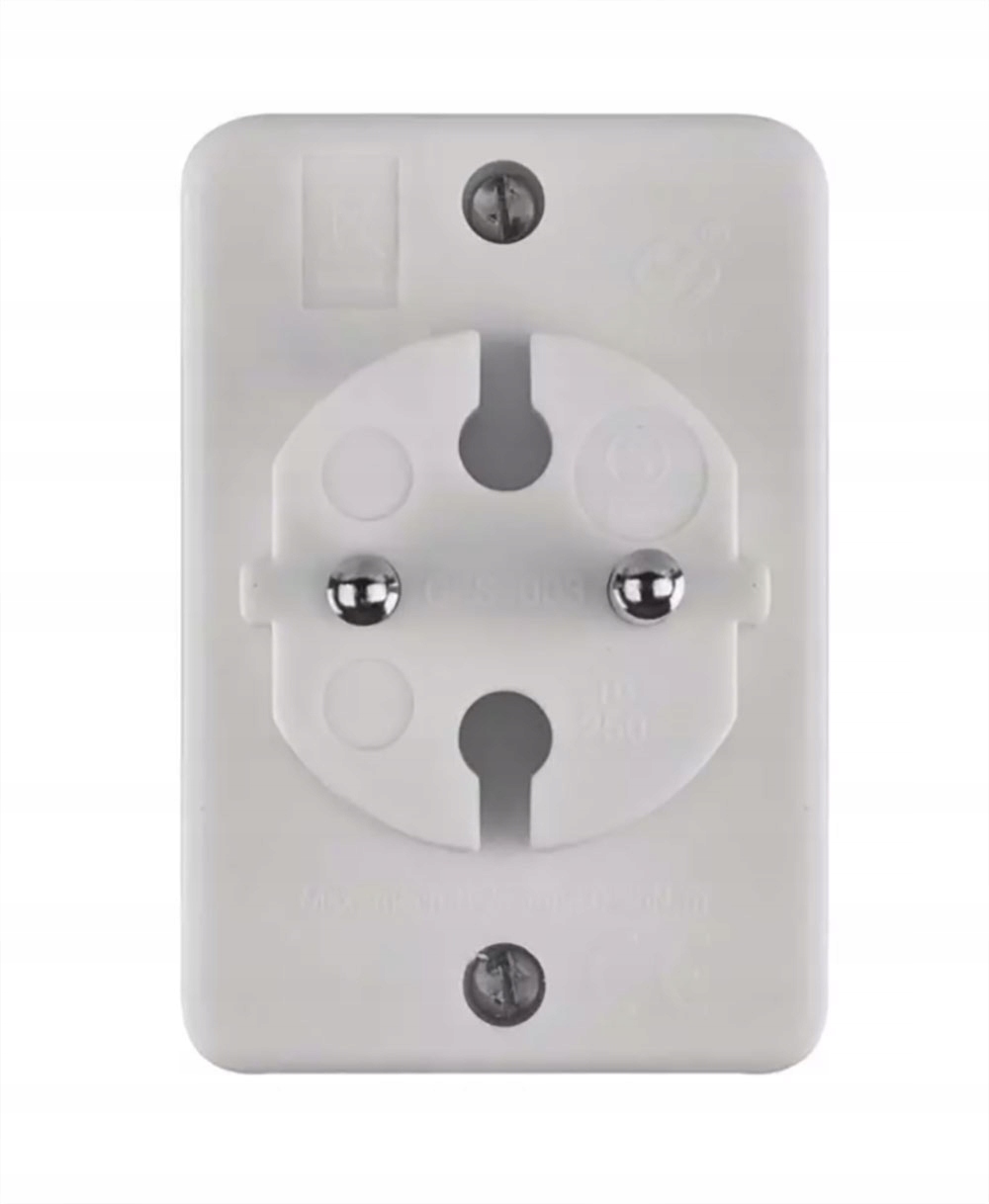 Rozgałęźnik na 3 gniazda płaskie 230V - 3x2,5A 2 15044901805