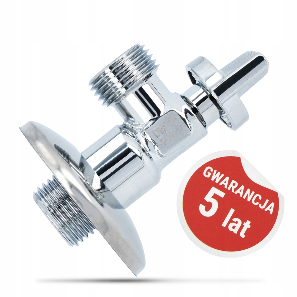 Zawór kulowy kątowy 1/2*3/8 cala -Diamond 8 15122048431