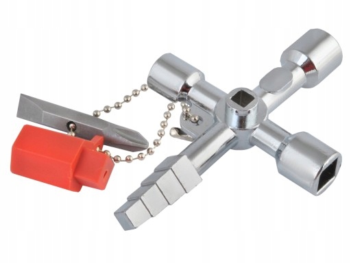 Klucz do szafek technicznych, serwisowych Falon-Tech 2 15555321556