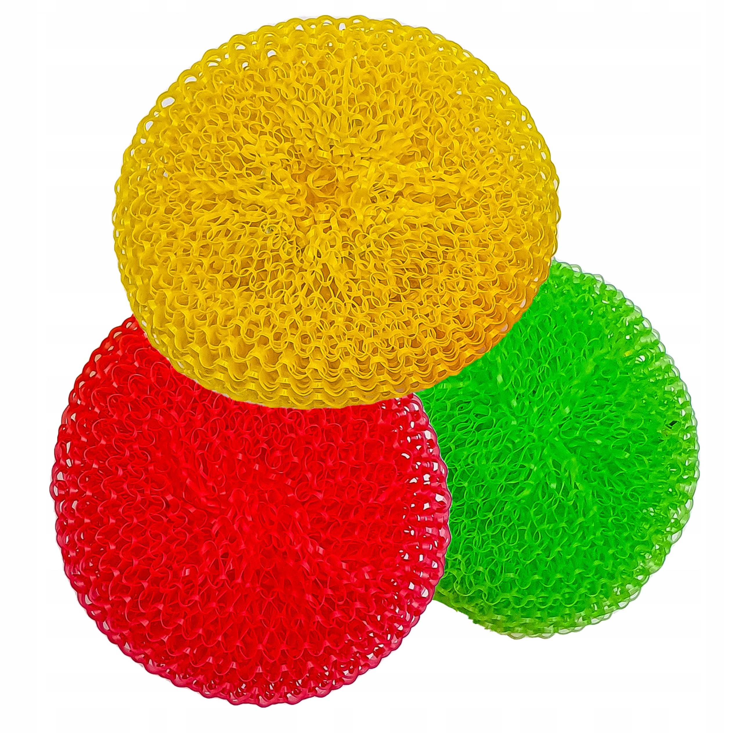 Druciak, Zmywak Plastikowy do naczyń 3 szt. 1 15942630489