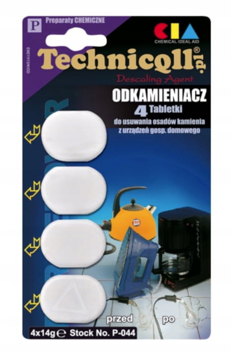 Odkamieniacz w tabletkach 4 x 14g - Technicqll 1 15994760747